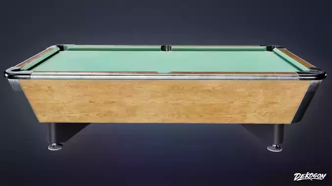 DIVE BAR - Pool Table 01 - LOW POLY Low-poly 3D model