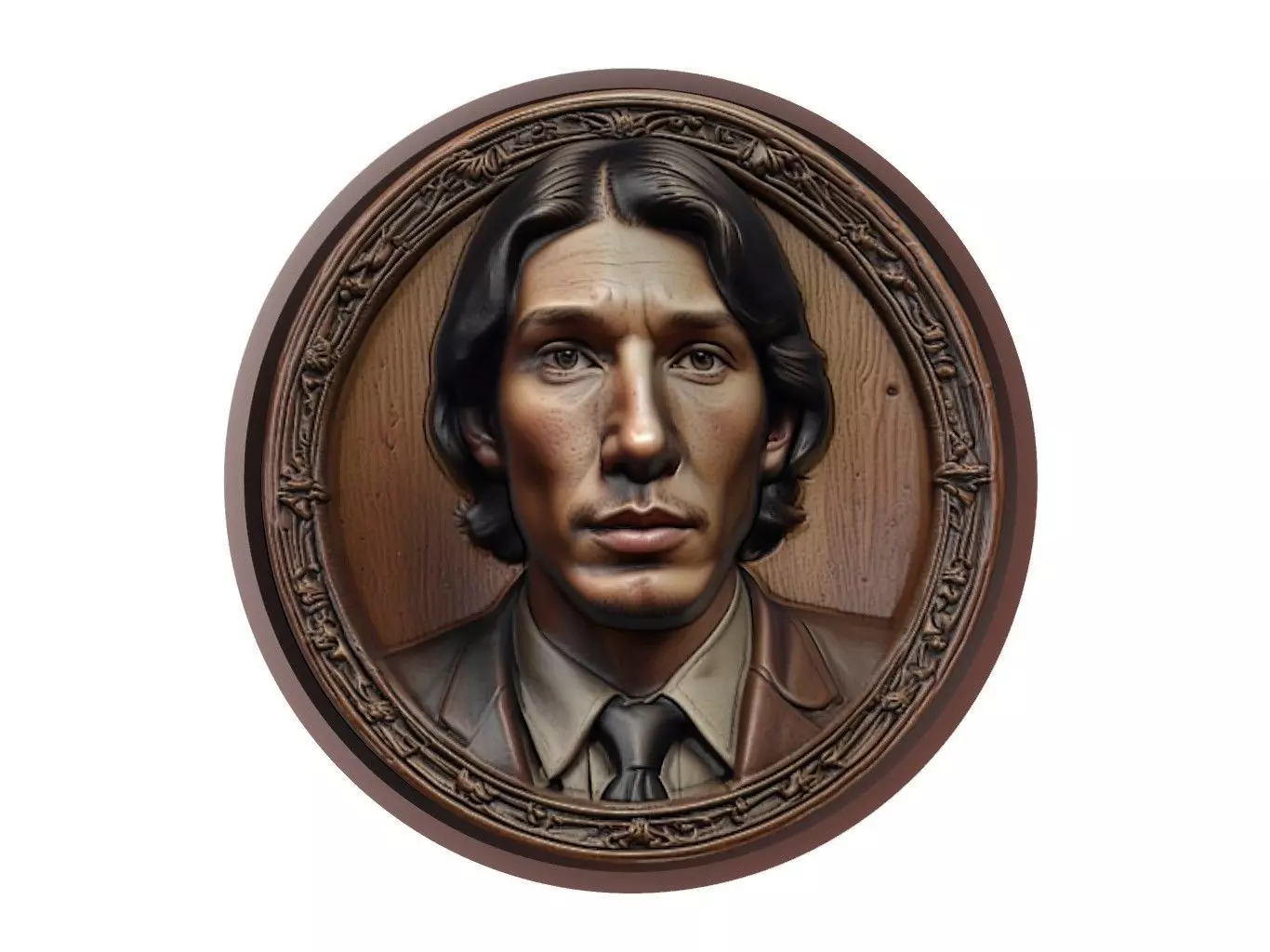Adam Driver Medallion 3D print model_0