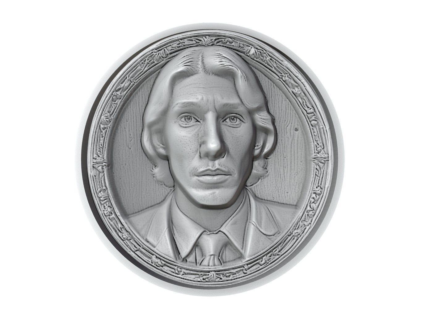 Adam Driver Medallion 3D print model_2