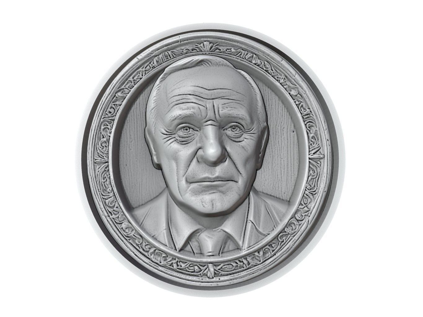 Anthony Hopkins Medallion 3D print model_2