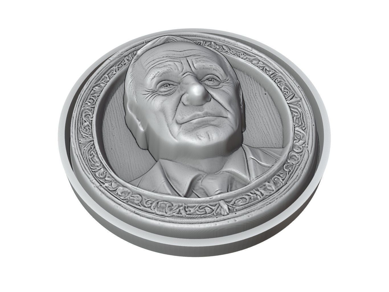 Anthony Hopkins Medallion 3D print model_3