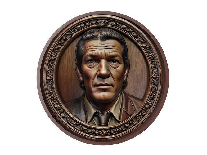 Antonio Banderas Medallion 3D print model