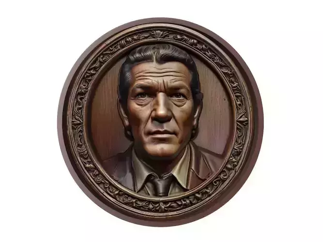 Antonio Banderas Medallion 3D print model