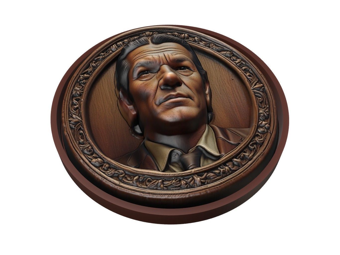 Antonio Banderas Medallion 3D print model_1