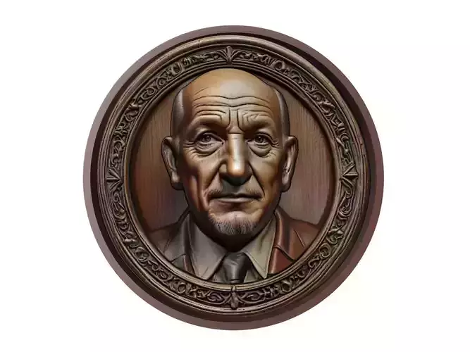 Ben Kingsley Medallion 3D print model