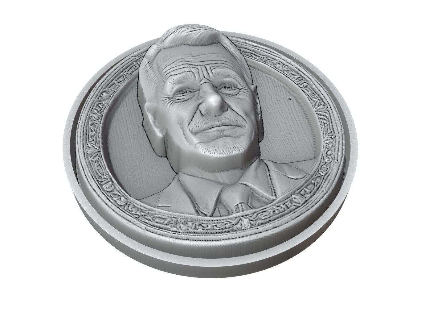 Bryan Cranston Medallion 3D print model_3