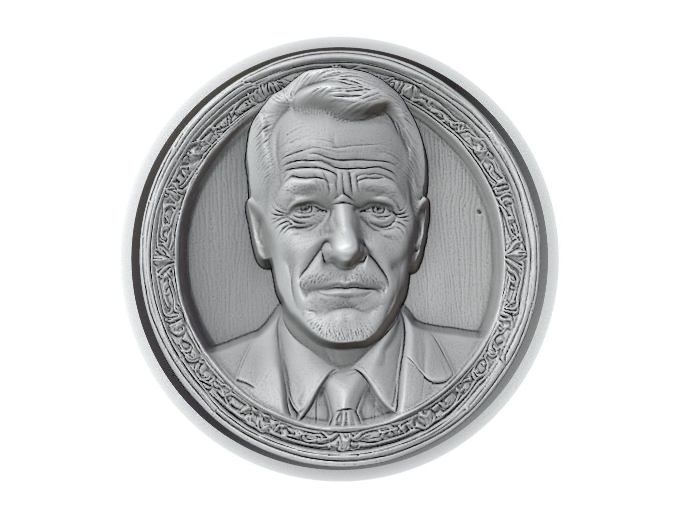 Bryan Cranston Medallion 3D print model_2
