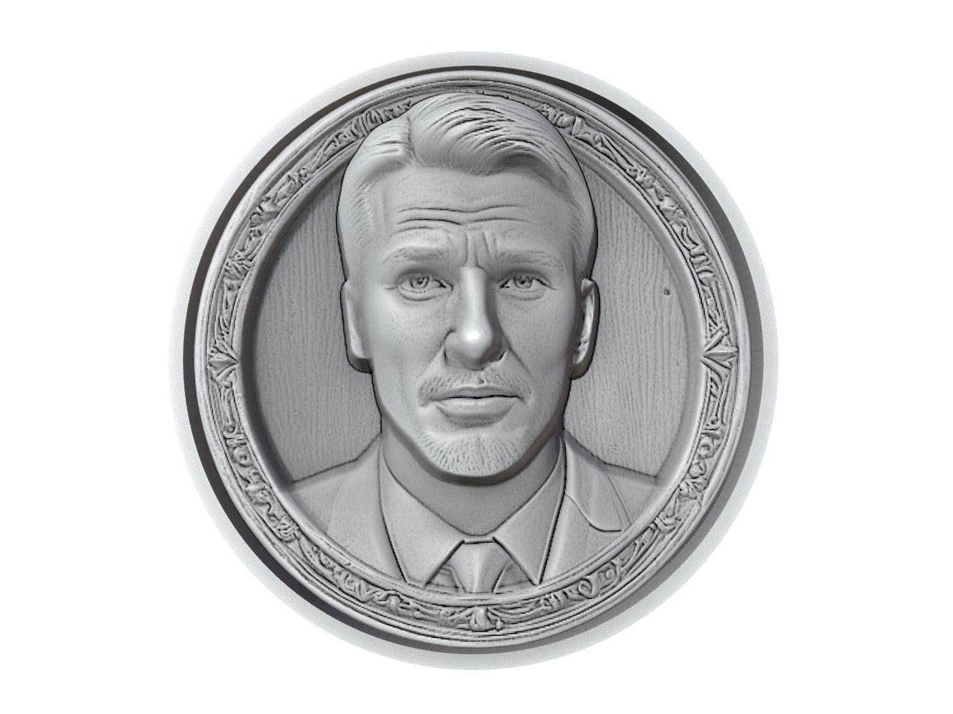 Chris Evans Medallion 3D print model_2