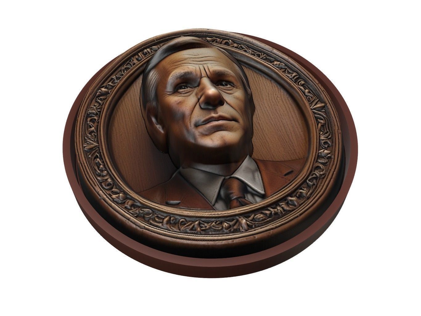 Christoph Waltz Medallion 3D print model_1