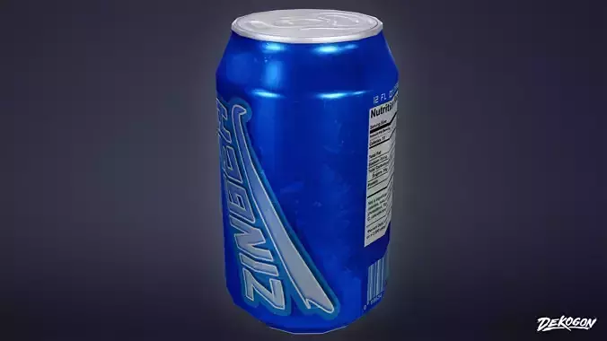 DIVE BAR - Soda Can 01 - LOW POLY