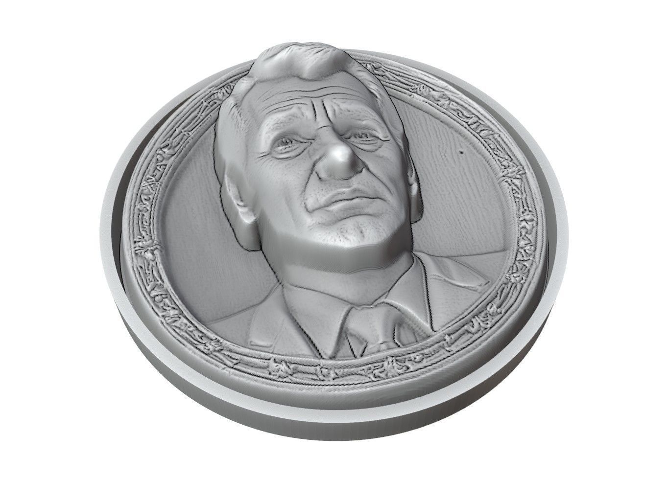 Clive Owen Medallion 3D print model_3