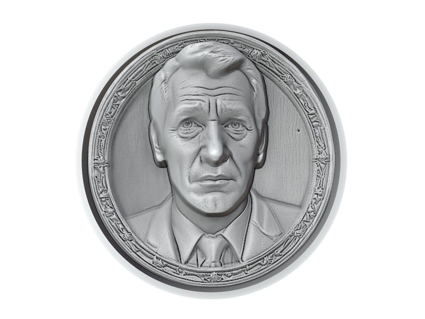 Clive Owen Medallion 3D print model_2