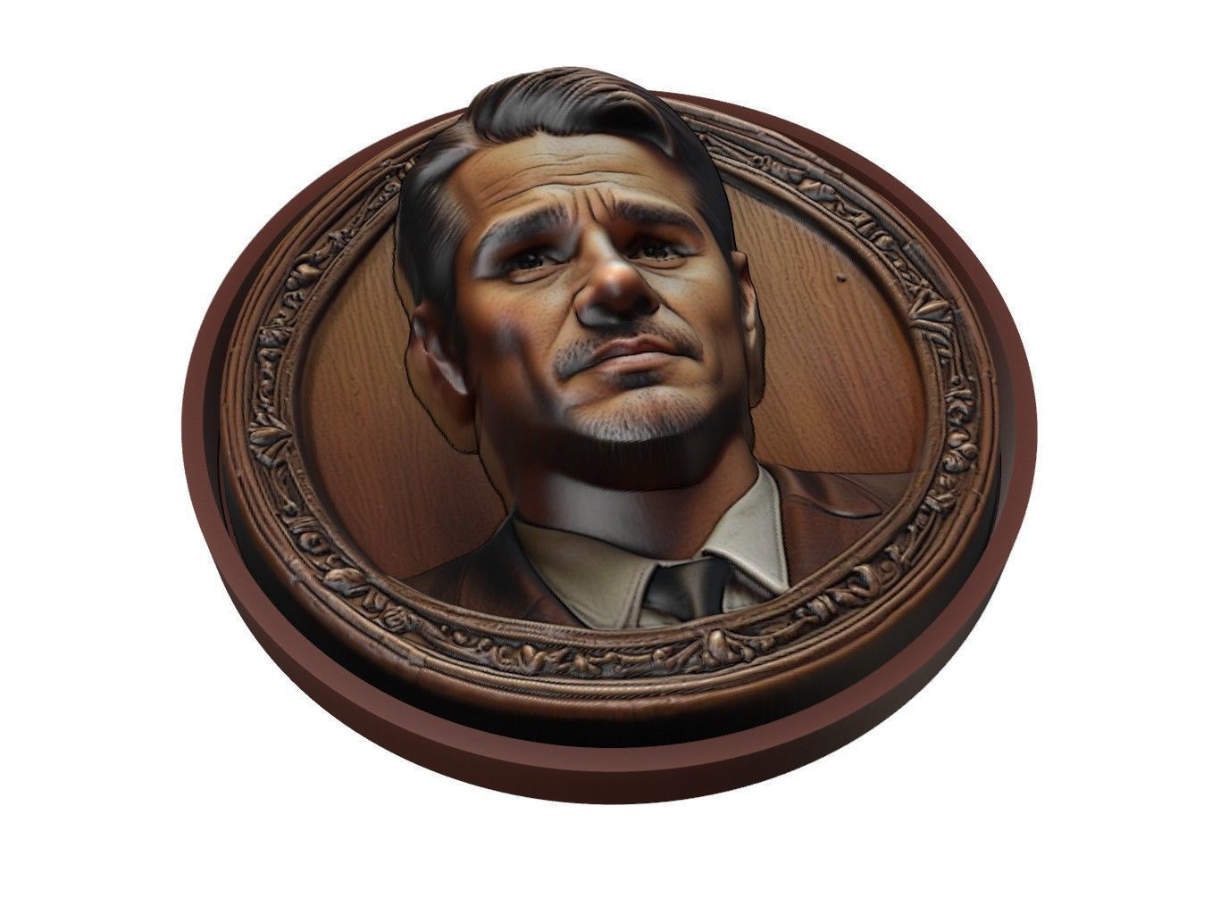Colin Farrell Medallion 3D print model_1