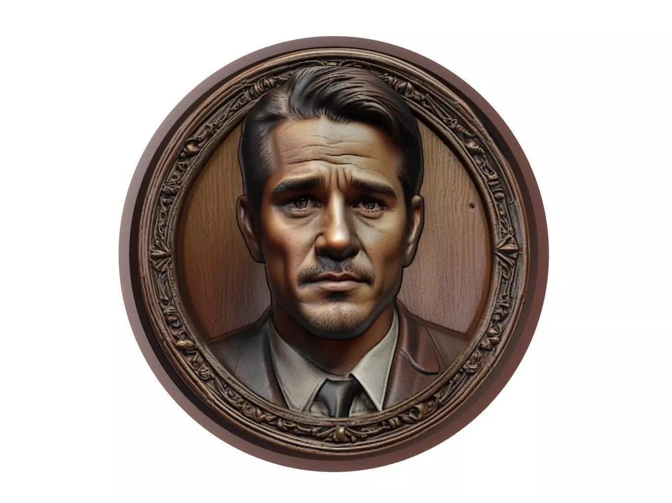 Colin Farrell Medallion 3D print model_0