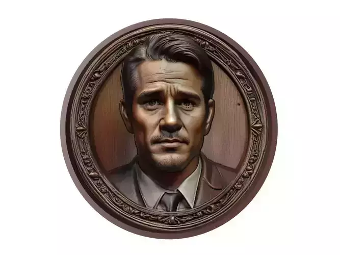 Colin Farrell Medallion 3D print model