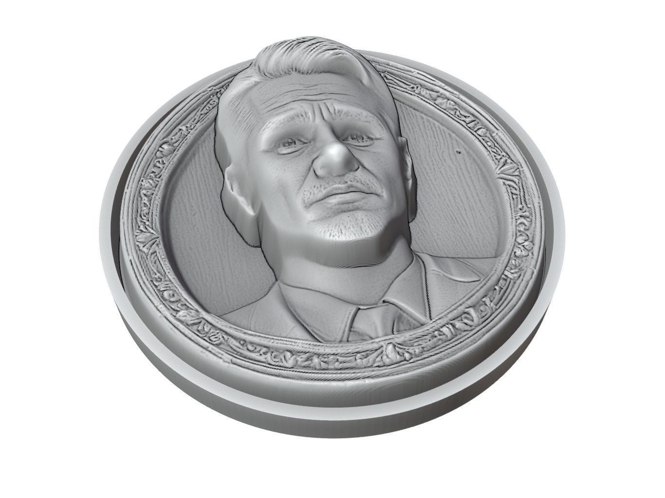 Colin Farrell Medallion 3D print model_3