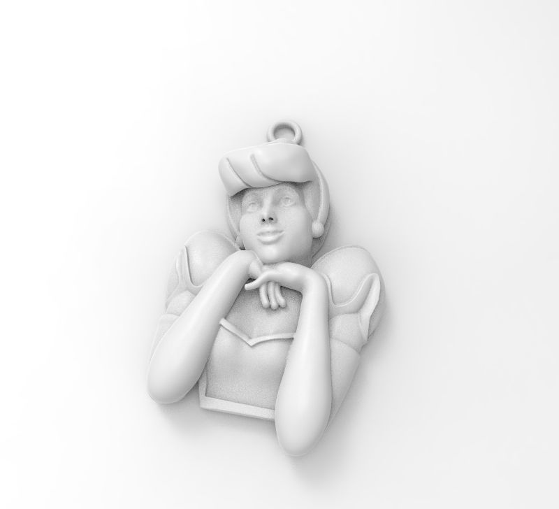 Dije Cenicienta 3D model_3