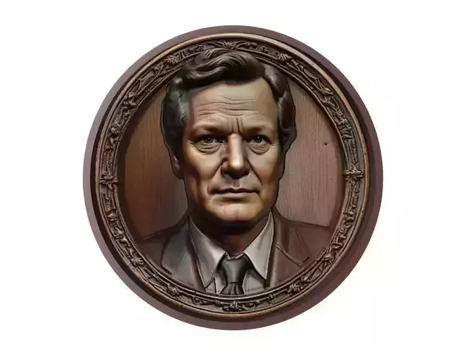 Colin Firth Medallion