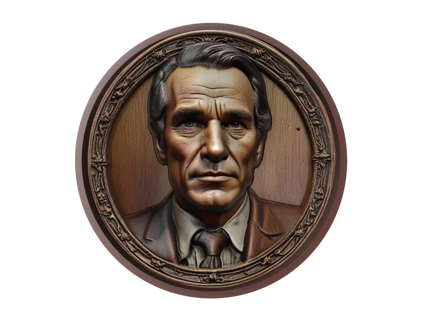 Daniel Day-Lewis Medallion 3D print model