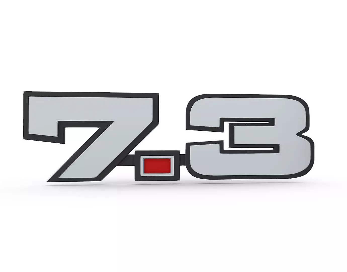 logo mustang 3D print model