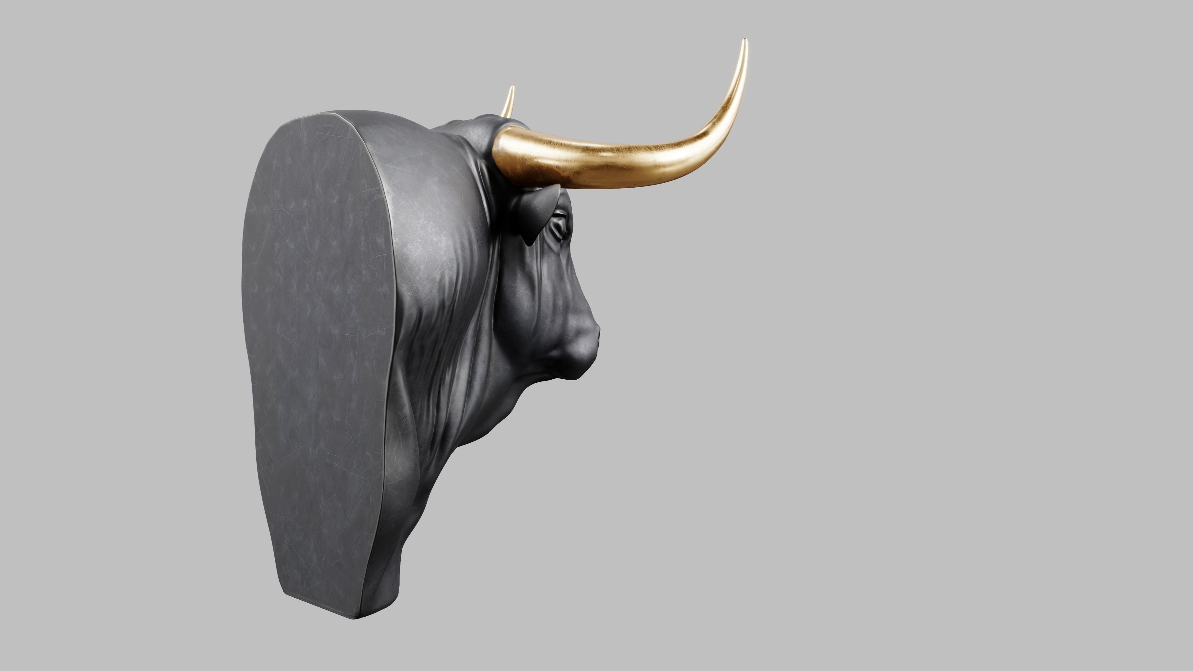 Taurus Sculpture 3D model_6