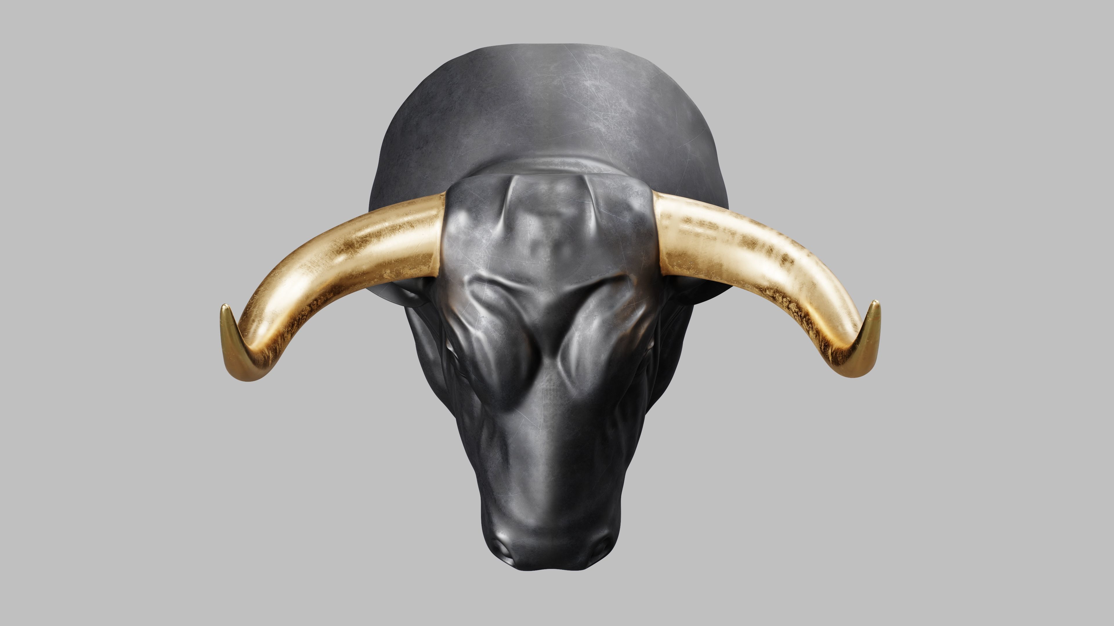 Taurus Sculpture 3D model_4