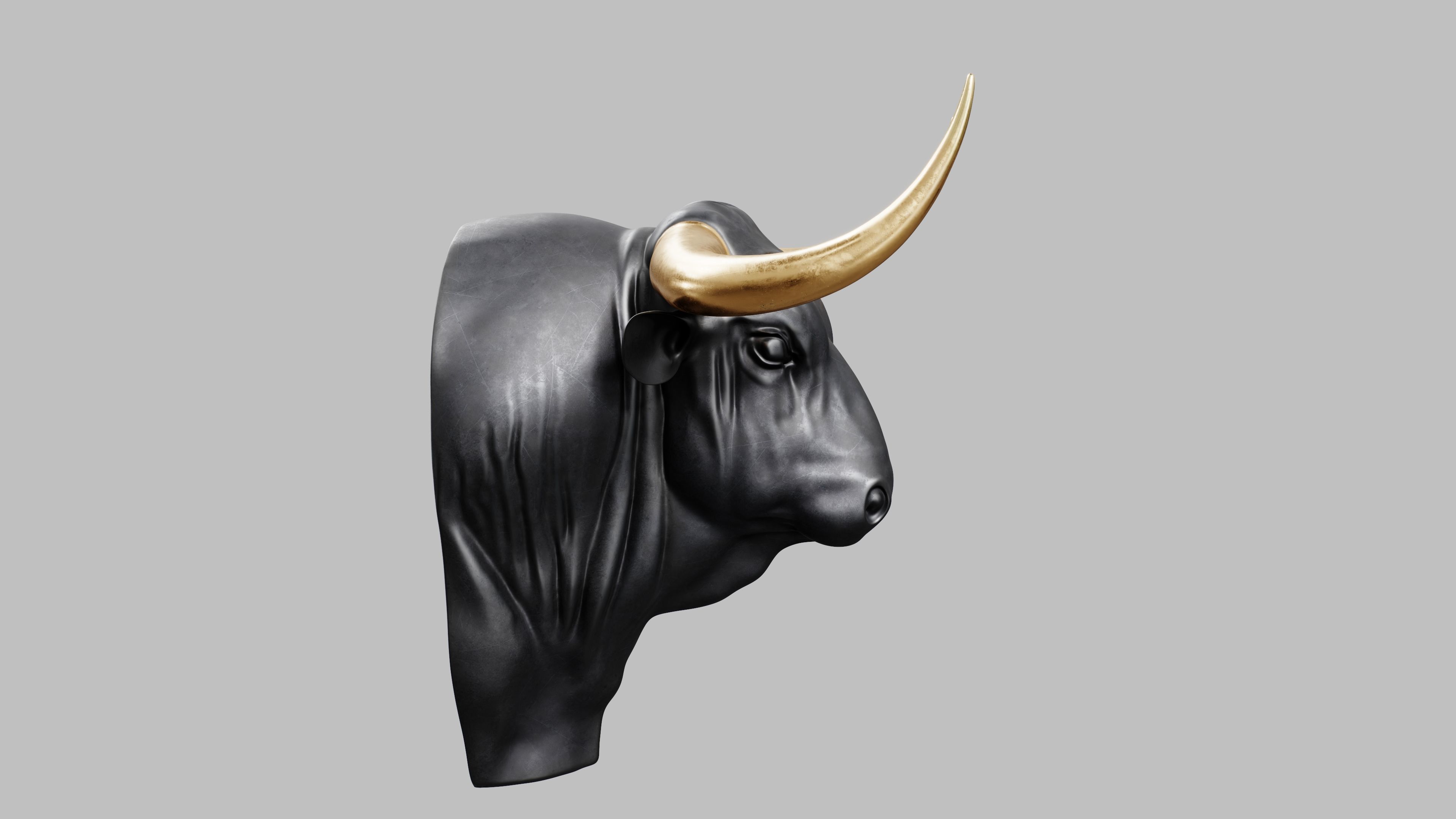 Taurus Sculpture 3D model_5