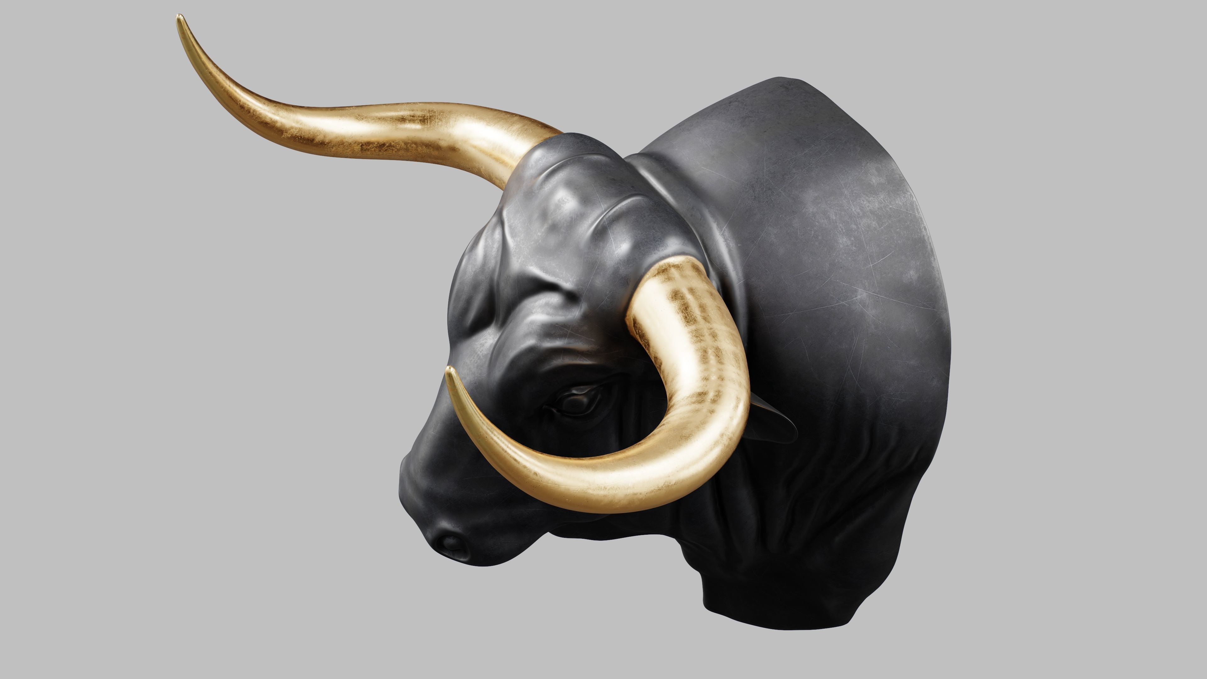 Taurus Sculpture 3D model_3