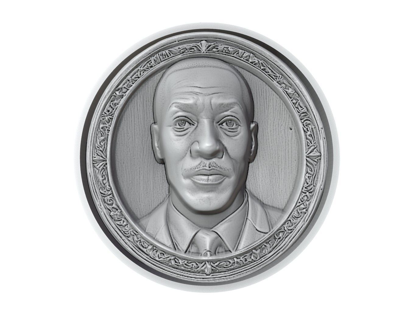 Eddie Murphy Medallion 3D print model_2