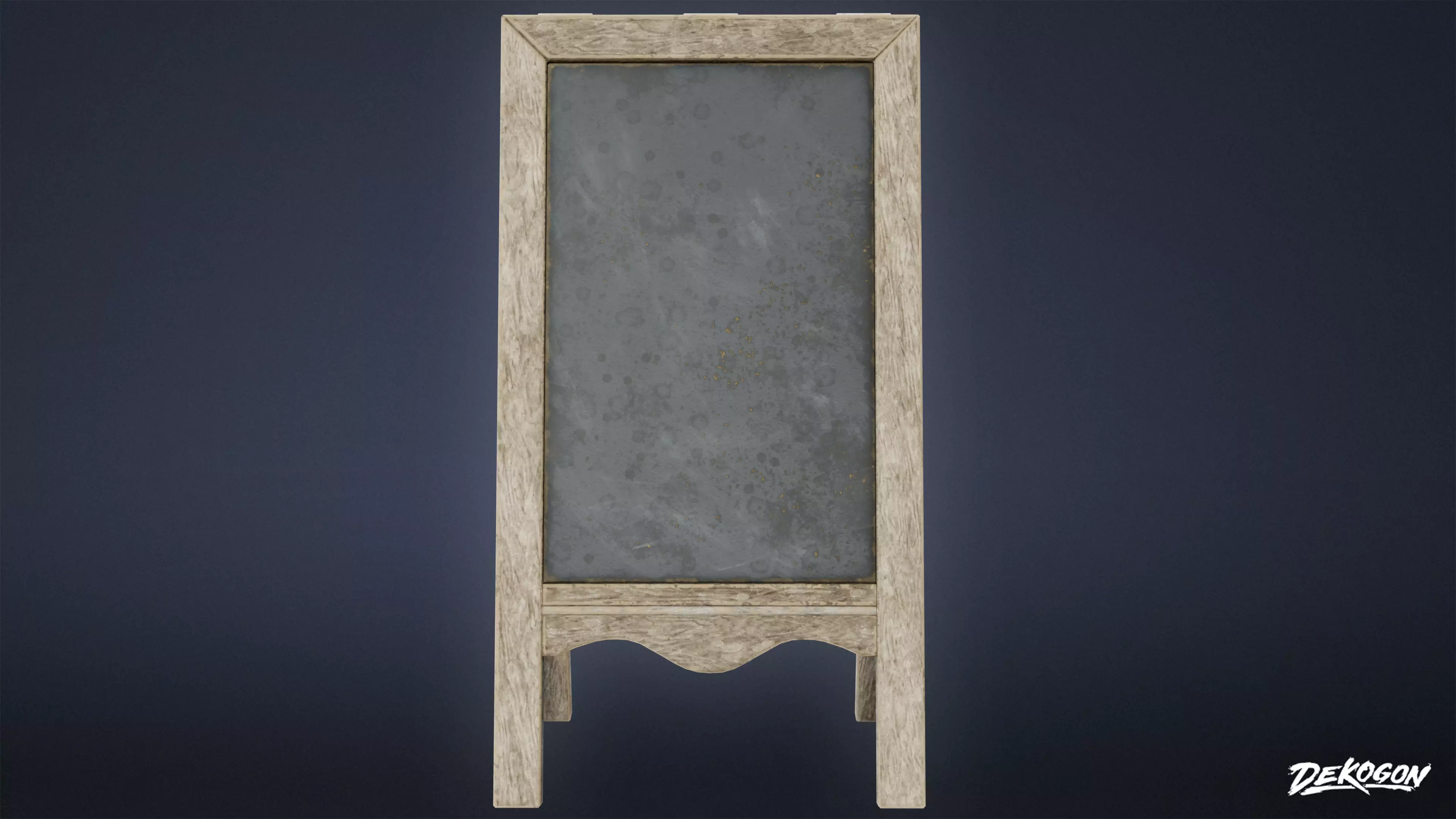 DIVE BAR - Standee 01 - LOW POLY Low-poly 3D model