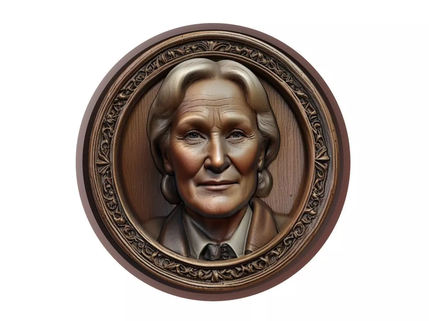 Glenn Close Medallion 3D print model