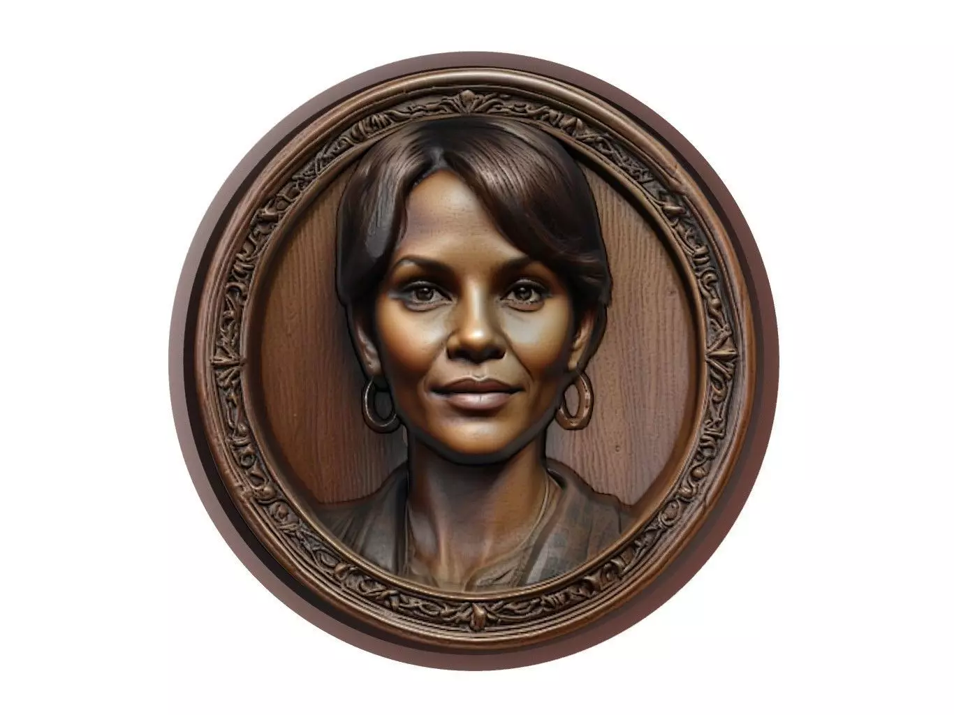 Halle Berry Medallion 3D print model