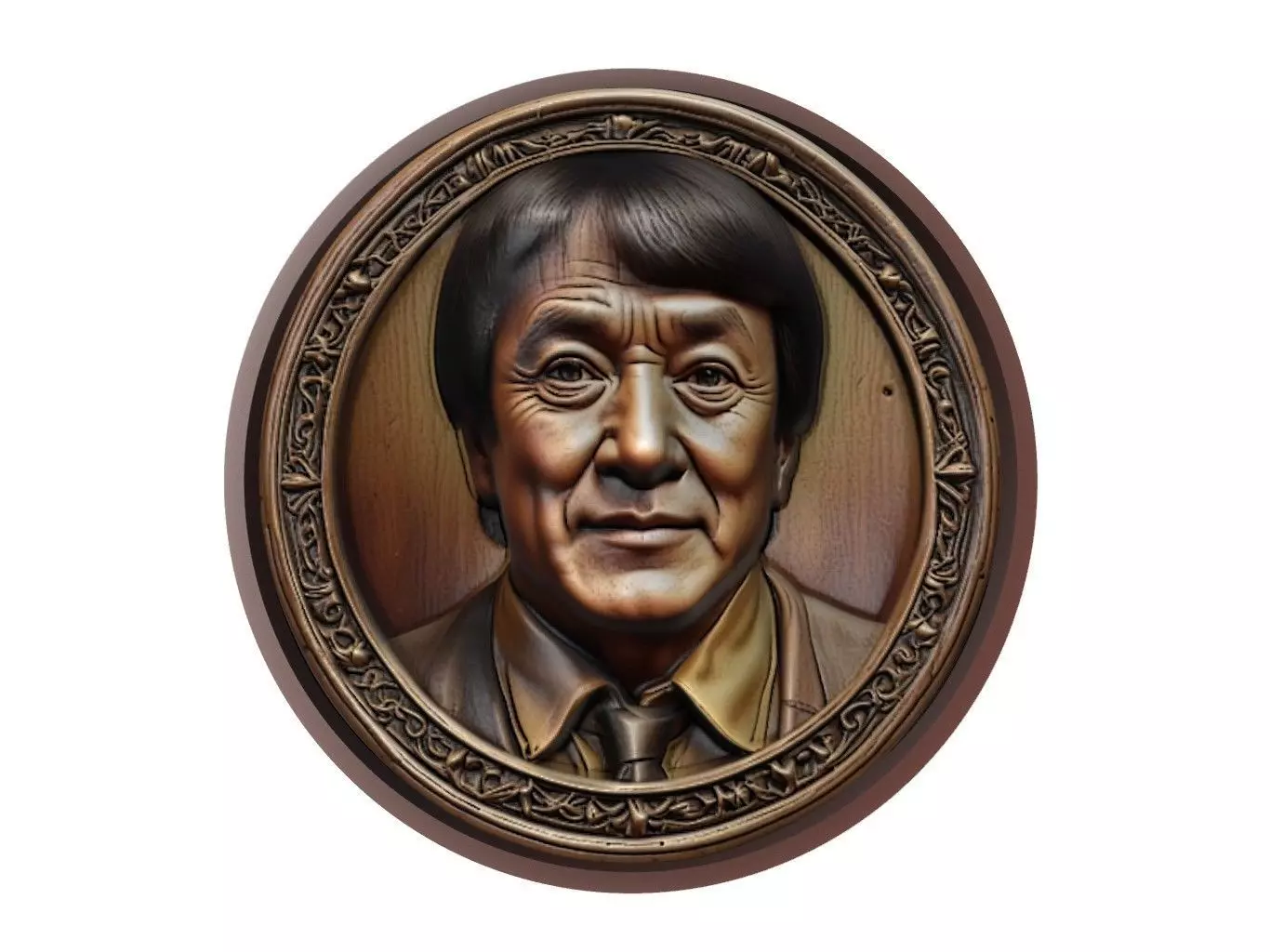 Jackie Chan Medallion 3D print model