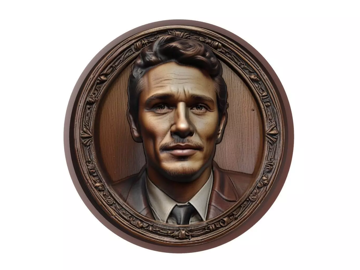 James Franco Medallion 3D print model_0