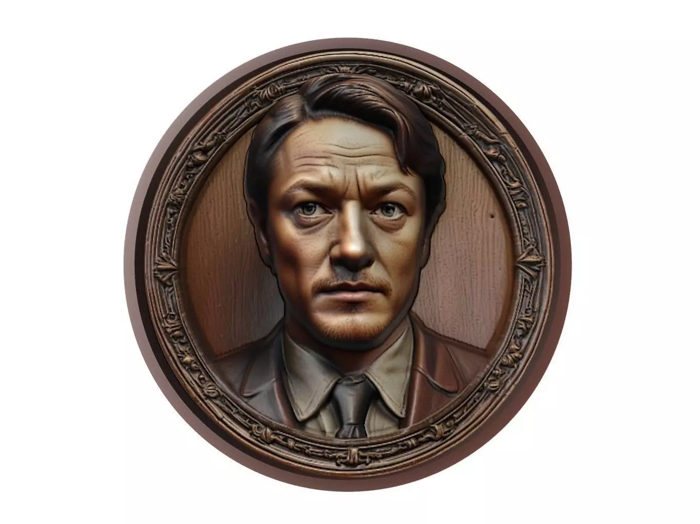 James McAvoy Medallion 3D print model_0