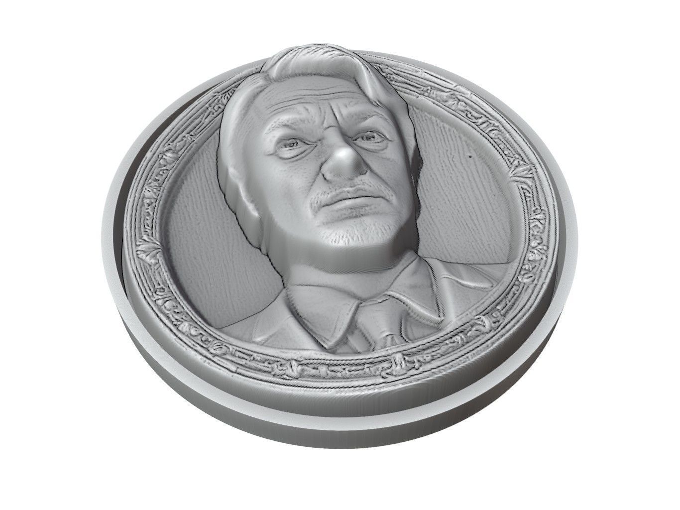 James McAvoy Medallion 3D print model_3