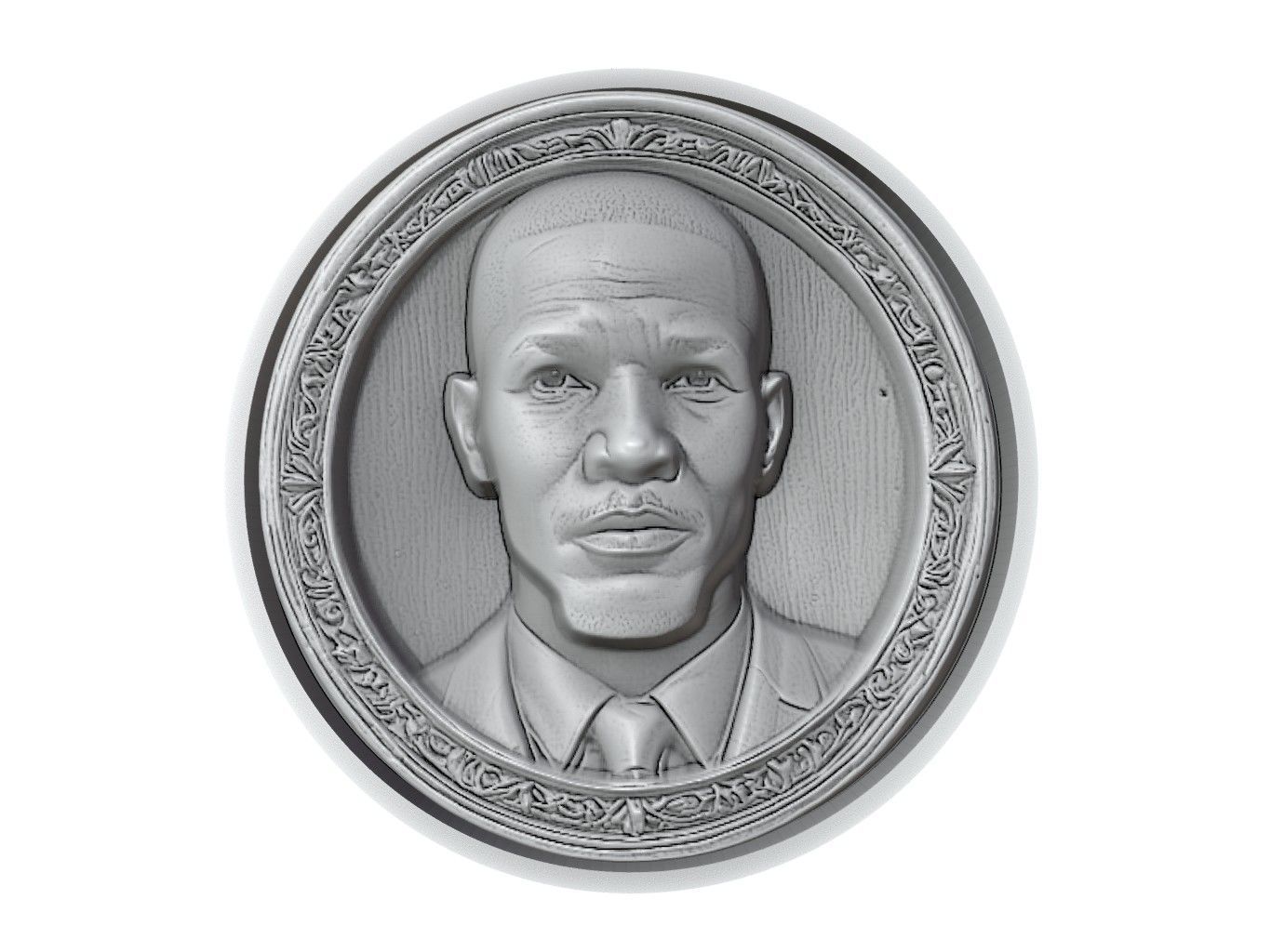 Jamie Foxx Medallion 3D print model_2