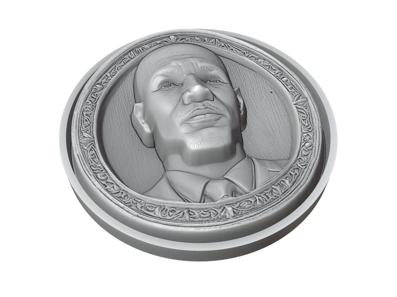 Jamie Foxx Medallion 3D print model_3