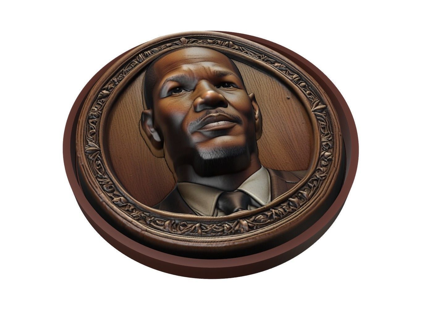 Jamie Foxx Medallion 3D print model_1