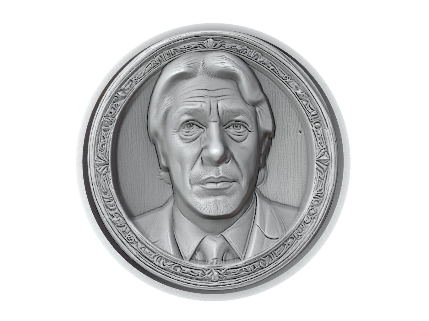 Javier Bardem Medallion 3D print model_2