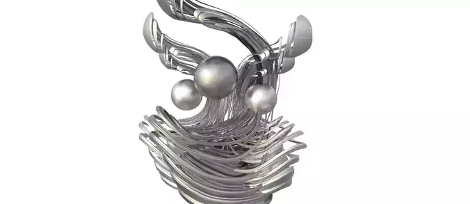 Brutalist art ornament 2