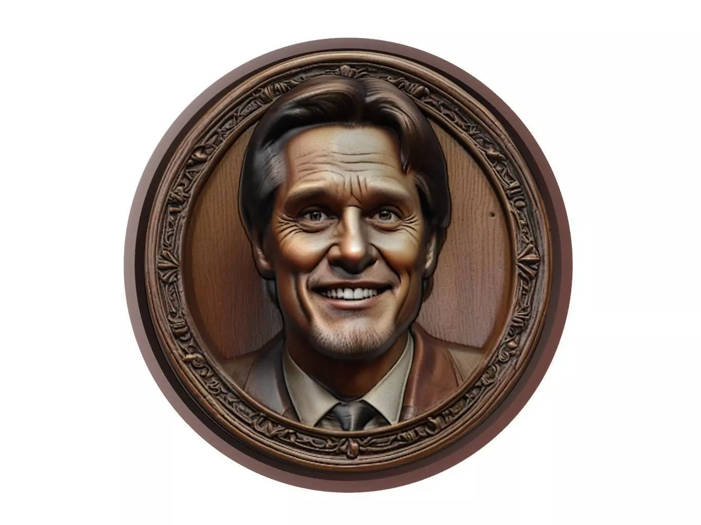 Jim Carrey Medallion 3D print model_0