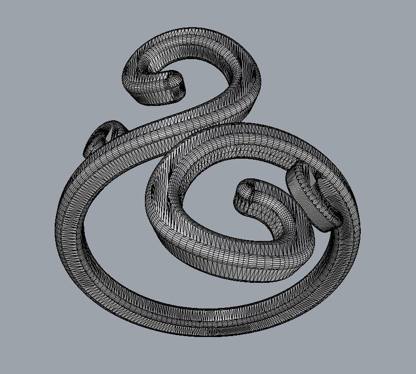 Arabesque Ring 3D print model_16