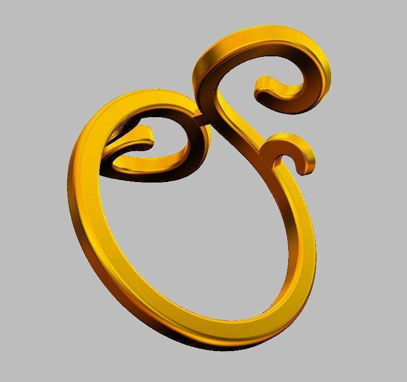 Arabesque Ring 3D print model_25