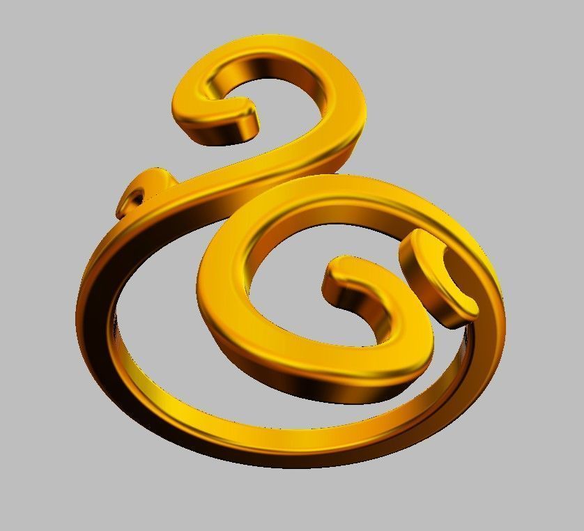 Arabesque Ring 3D print model_26