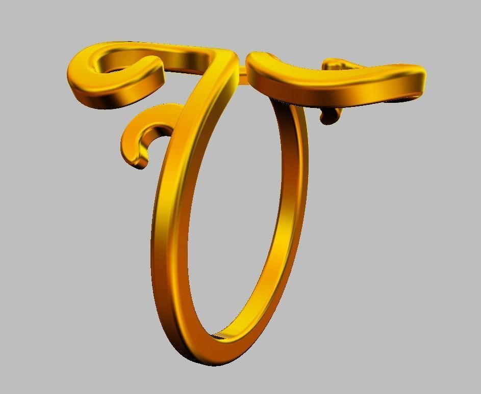Arabesque Ring 3D print model_21