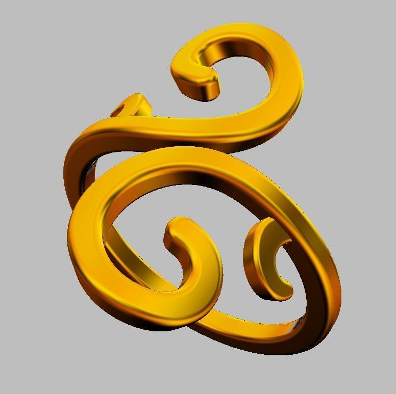 Arabesque Ring 3D print model_19