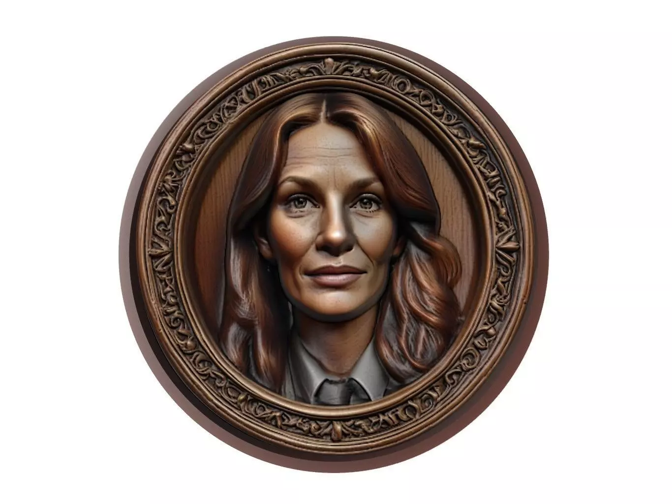 Julia Roberts Medallion 3D print model_0