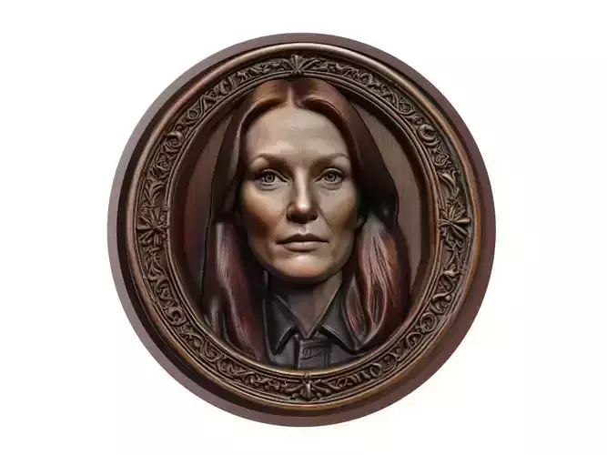Julianne Moore Medallion 3D print model
