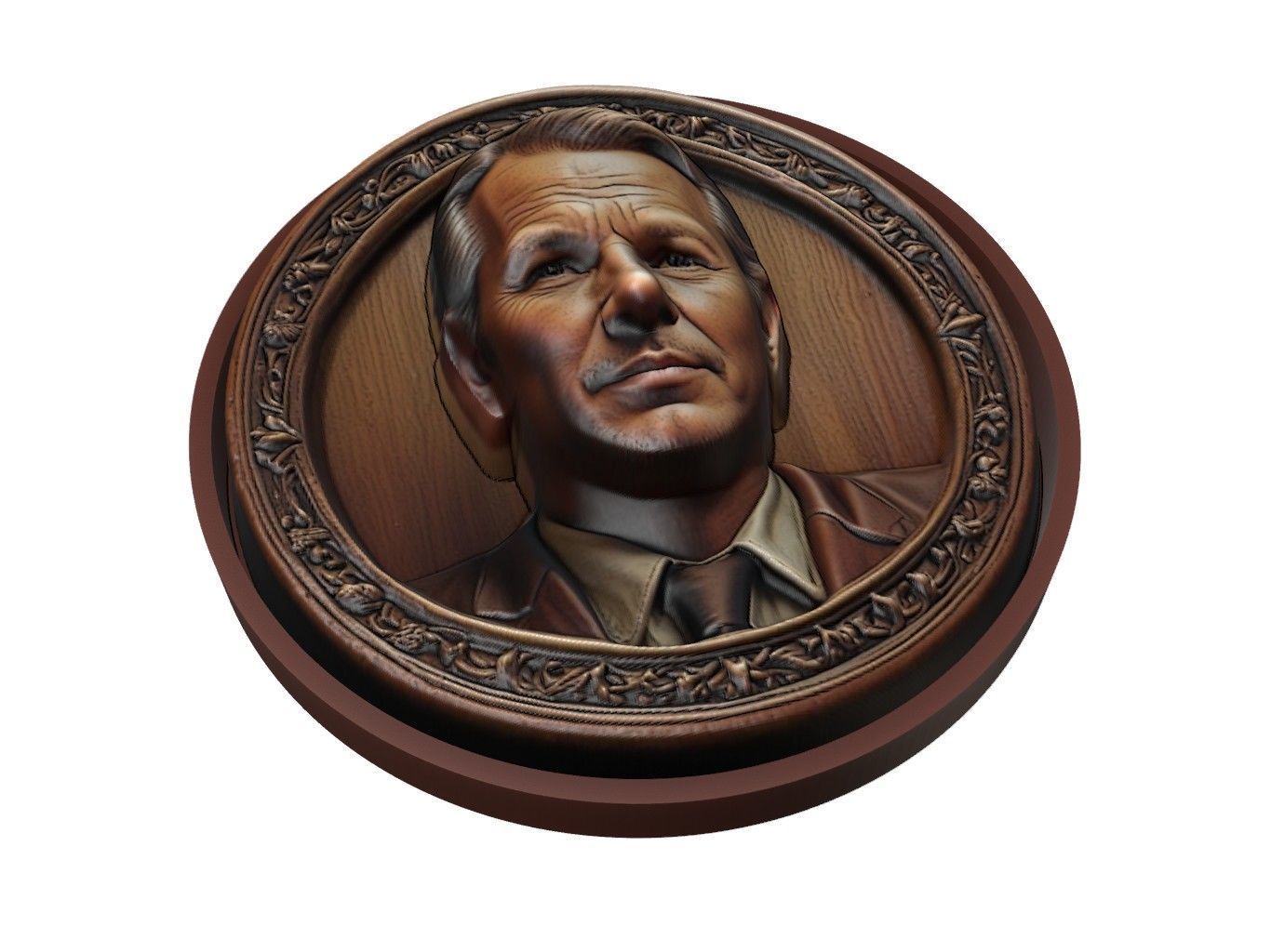 Kevin Costner Medallion 3D print model_1